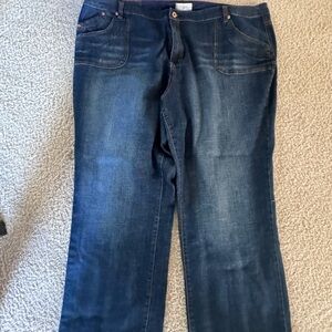 Woman’s Plus 28 Venezia Deep Indigo Jeans